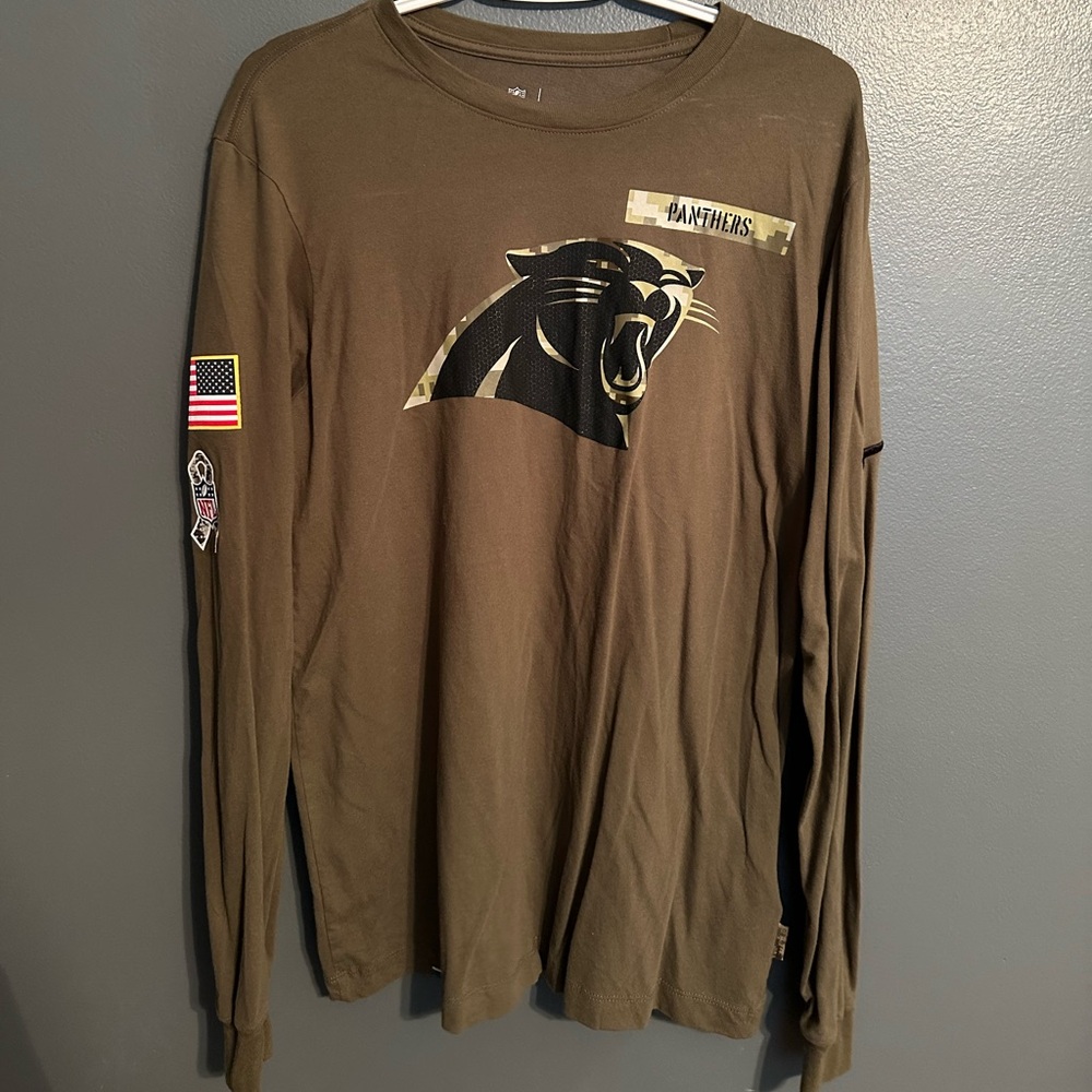 Nike NFL Carolina Panthers Salute to Service long sleeve shirt